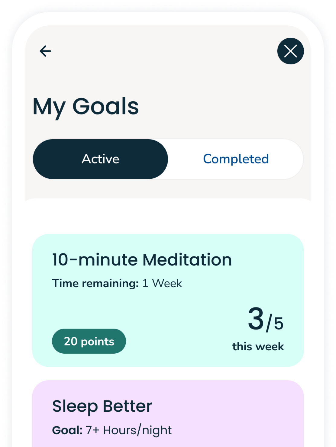 Get Peace of Mind Screen